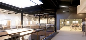 Rendering of Sioux Honey second floor training room
