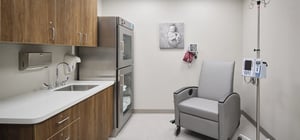 Non-stress testing exam room for midwife services