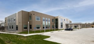 Loring hospital exterior outpatient entrance construction addition