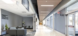 Loring hospital modern main waiting area