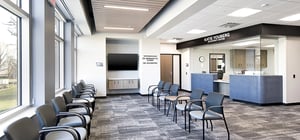 Loring hospital special clinic waiting and registration room