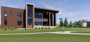 Architectural rendering of Morningside University School of Business exterior