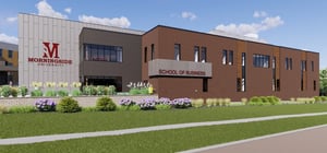 Architectural rendering of Morningside University School of Business exterior