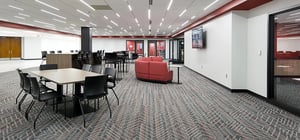 Renovated high school commons area